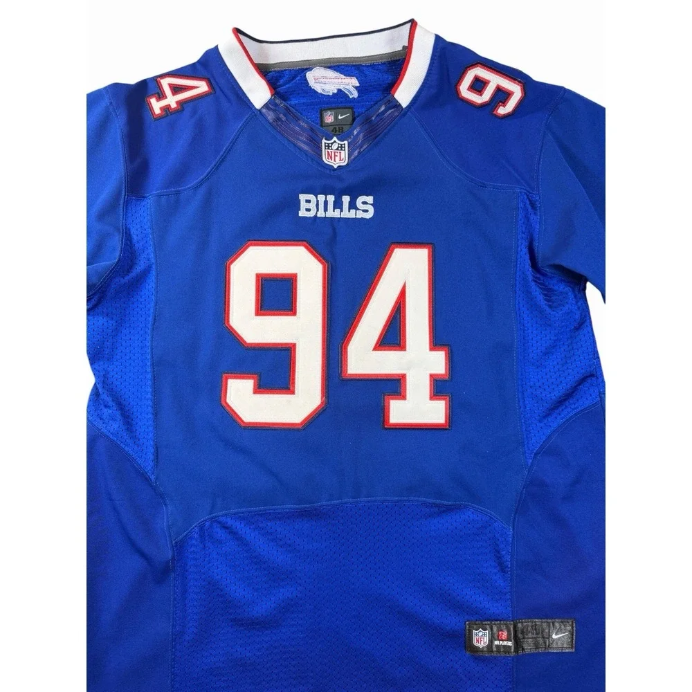 Nike NFL Buffalo Bills Mario Williams #94 On Field Jersey Men's 48 (XL) Blue
